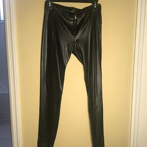 Bebe Faux Leather Pants Size S